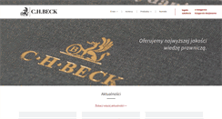 Desktop Screenshot of beck.pl