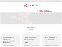 Tablet Screenshot of beck.pl