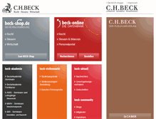 Tablet Screenshot of beck.de