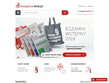 Tablet Screenshot of ksiegarnia.beck.pl