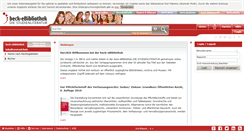 Desktop Screenshot of ebibliothek.beck.de