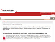 Tablet Screenshot of ebibliothek.beck.de