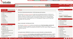 Desktop Screenshot of beck-online.beck.de