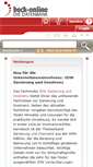 Mobile Screenshot of beck-online.beck.de
